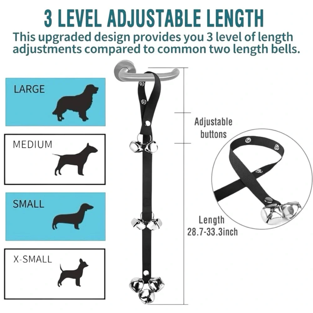 🔔Pet Training Doorbell with SilverBells NWT 🚨 Train your pup to let YOU know!